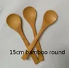 50pcs Cucchiai di bambù in legno Cucchiaio per miele Cucchiai per bambini Mini cucchiai Accessori per utensili da cucina