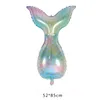 Mermaid Balloons Princess Birthday Balloon Little Mermaid Foil Balloon Party Decoration Supplies