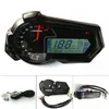 För 2,4 cylindrar Universal Motorcykel Odometer Tachometer ATV LCD Digital Speedometer Odometer för BMW Kawasaki Honda