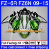 Кузов Для YAMAHA FZ6N FZ-6R 2009 2010 2011 2012 2013 2014 2015 239HM.38 FZ 6R FZ6 R FZ 6N FZ6R 09 10 11 12 13 14 15 Обтекатель горячий Глянцевый зеленый