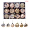Noel Dekorasyonları 12 PCS 6cm Toplar Partisi Baubles Noel Ağacı Dekorasyon Asma Süsleme Ev Dekoru Yıl Hediyesi X4YD1