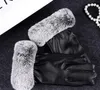 Fashion- winter Touch screen Washed pu leather gloves Thick lining Fashion Warm Gloves 3 Colors for choices