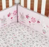 Rosa Kaninchen-Cartoon-Babybett-Bettwäsche-Set, Baumwolle, Bettumrandung, Bettdecke, Bettumrandung, Bettlaken, Rock, Bett-Bettwäsche-Set