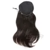 Indian 14 to 26 inch 100g 120g Natural Black Straight Weave Body Wave Drawstring Ponytail Virgin Hair Extension