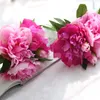 2019 New Fashion 6 heads Peony Bouquet Handmade Artificial Flowers Wedding Decorations Bridesmaid Bouquet Bridal Flowers