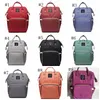 Mummy Backpacks Large Capacity Diaper Backpack Waterproof Outdoor Diaper Bag Travel Nappy Bags Fashion Handbag Baby Care 17 Colors DHW3108