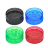 48pslot 2 Onderdelen 30MM MINI Acryl Hard Plastic tabak Grinder Reggae Grinder Tabak Grinder2673691