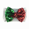 19 färger baby stora paljetter bowknot headbands mode sequin båge huvud wrap baby topp knut nylon huvudband flicka hår tillbehör m455