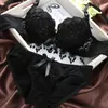 Бюстгальтер нижнего белья Краткое набор Женщины Push Up Brar Set Girl Floral Lace underwear underwire Outliere Outfit