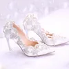 2020 nova moda frisada sapatos femininos de luxo salto alto sapatos de casamento nupcial senhoras sapatos femininos festa baile 9cm256e