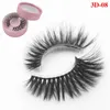 3D Mink Eyelashes Composição Falso Cílios Soft Natural Eyelash Olho Lash com Redonda Caixa Pacote Extensão Ferramentas Beauty Ship 5