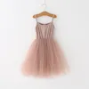 Sommer Neue Mädchen Prinzessin Kleid Tulle Hochzeitsfeier Kleid Kinder Kleidung 300p