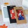 Kraft White Retail Packing Packaging Boxes Blister para capa de telefone iPhone XR XS Max X 8 Galaxy S9 S10E PU PU CAPAR