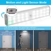 PIR Motion Sensor LED Light USB Wireless LED Kitchen/Wall Lamp 3 Mode Brightness Level 30 LED Cabinet Light