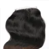 Peruwiański Dziewiczy Włosy 100% Ludzki Włosy Cztery przez cztery Koronkowe Zamknięcie Ciała Fala 4x4 1b / 30 Ombre Kolor 1B 30