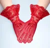 Summer sunscreen Gloves Lace Mesh short lady Wedding breathable sunshade big Lace Sexy elegant driving electric bicycle riding gloves