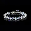 iridescence Rainbow diamond bracelet crystal charm bracelets women fashion jewelry gift will and sandy