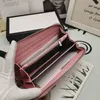 Porte-monnaie Womens Designer Wallet Love Zig Zag Zippy Wallets Cuir de haute qualité Fashion Card Holder Pocket Long lady Bag With Bo266W