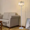 Luxury modern royal Floor Lamp Simple Modern crystals study led floor Light for Bedroom Livingroom study room