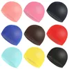 Simning Cap Candy Colors Swimming Caps Unisex Nylon Cloth Vuxen Vattentät Badkepsar Duschkapslar 2000PCS IIA137