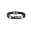 Trump Donald 2020 pulsera para guardar los regalos Latina Gran nuevo acero pulseras Muñequera silicón de la manera de acero Trump pulseras Mujer Hombre