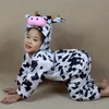 Umorden Children Kids Toddler Cartoon Animal Milk Cow Costume Performance Jumpsuit Halloween Costumes for Boy Girl Mascot Costumes)