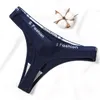 Sexy Women039s Cotton GString Thong Panties String Underwear Women Briefs Soft Lingerie Pants Intimate Ladies Letter LowRise4329157