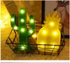 Słodkie dzieci Lampa Stołowa Boże Narodzenie LED Lights Flamingo Unicorn Heart Ananas Kształt Home Night Light Room Dekoracji Lampy Modelujące Latarnia