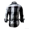 Red And Blue Plaid Shirt Men Shirts 2018 New Summer Fashion Chemise Homme Mens Checkered Shirts Short Sleeve Shirt Men Blouse