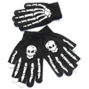 Gants tricotés écrire antidérapant crâne fantôme griffe impression gant extérieur équitation garder au chaud équipement de camping écran tactile 2 65qs N1