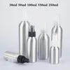 30ml 50ml 100ml 250ml Alüminyum Atomizer Doldurulabilir Parfüm Seyahat / Siyah Cap Sprey daha beyaz olan Şişe Sprey boşaltın