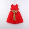 Kids Designer Kläder Tjejer Bär En Skickad Hot Style Spot Princess Dress Dress Baby Baby Baby Princess Dress