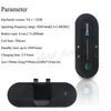 Güneşlik Bluetooth V4.1 Eller Serbest Araç Kiti Hoparlör Müzik Çalar Araç Kiti Perakende için Kablosuz Eller Serbest hoparlörler ile perakende kutusu