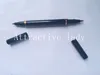 Maquillage Double Tête Eyeliner imperméable à séchage rapide Eyeliner noir durable durable