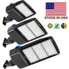 LED Parking Lot Lights 5000K LED 200W Street Pole Light Flood Light (with Photocell) Brown IP65 Commercial Light Round Polo Slip Fit Mount