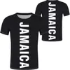 JAMAICA T SHIRT DIY Custom Made Name Number Jam T-Shirt Nation Flag JM JAMAICAN COUNTY COLLEGE PRINT PO LOGO 0 KLÄDER3031