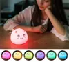 Dessin animé Little Devil Night Lights Silicone Touch Pat Lampe USB Charge LED CHAMBRE LETURE LETUIRE LETUIRE ÉCONOMISE lampe de nuit