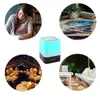 Bluetooth Speaker Night Light Bedside Ambience Lights with Alarm Clock Rechargeable Touch Control Color LED Novelty Lamp