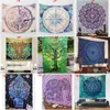 21 Designs Super Size 210 * 150 centímetros Bohemian Mandala Praia Tapestry Hippie Mat Jogue Yoga Toalha indiana poliéster Praia Xaile Toalha de banho DHL grátis