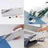 Handy Stitch Handheld Electric Sewing Machine Mini Portable Home Sewing Quick Table Hand-Held Single Stitch Handmade DIY Tool CCA10905 30pcs