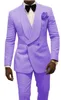 Мужские костюмы Blazers Lorie Mint Green Мужчины Groom Tuxedos для свадьбы 2021 Шаль отворачивается двубортный двух частей формальный человек Blazer плюс размер