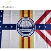 USA-Flagge von Tampa, Florida, 3 x 5 Fuß (90 x 150 cm), Polyester-Flagge, Banner-Dekoration, fliegende Hausgarten-Flagge, festliche Geschenke