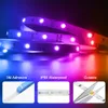 5050 RGB Wifi contrôleur LED bande lumineuse 5M 10M 30LED/m néon Flexible ruban bande Bluetooth musique contrôle 24V adaptateur secteur