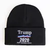 Trump 2020 Beanie Donald malha Chapéus de Inverno Re-Eleição Mantenha América Grande Skullies Caps Cap Bandeira bordado EUA Casual Beanie Ski Hat A6352