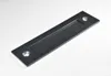 Black Stainless Steel Barn Door Handle Sliding Wood pull hande two side installation