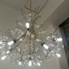 pendant nordic light crystal dandelion pendant lamp bedroom atmosphere shop commercial clothing store restaurant hanging lamp