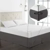 el Home Gonna Letto 8 Colori Tessuto in Microfibra Solido Volant Antipolvere KingQueenFullTwin Size Copriletto6771568