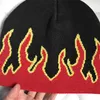 Berretto flame caldo cappelli invernali per uomini donne donne guardano docker berretto da cranio hip hop hop autunno acrilico cranio casual teschi all'aperto c9517558