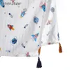 Couverture d'été pour nouveau-né, bain en bambou, emmaillotage pour bébé, mousseline pour enfants, tissu en coton biologique, serviette de bain Super douce, enveloppe mensuelle8234325