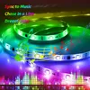 5050 LED RGB-Streifen Magic Strip Anzug Musik Farbwechselnde Lichter Intelligentes Bluetooth-Licht